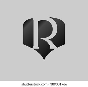 Vector R logo icons
