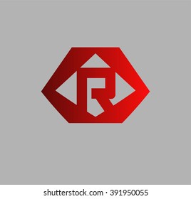 Vector R logo icons
