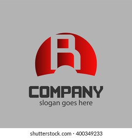 Vector R logo icons
