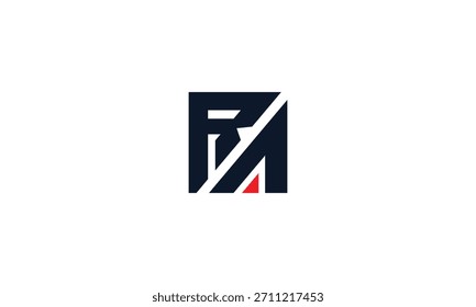 Vektor RA Logo, Buchstabe RA, AR Buchstabe Logo Design. Anfangsbuchstabe AR Großbuchstabe Monogramm Logo.