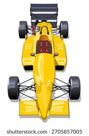 Coche de la carrera del Vector aislado. Formato de Vector EPS-10 disponible separado por grupos y capas con efectos de transparencia para repintar un Hacer clic