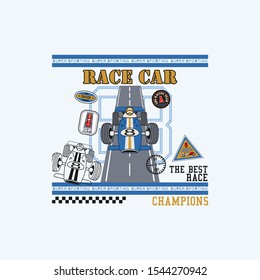 vector of race car,design,icon,logo design,logo,element