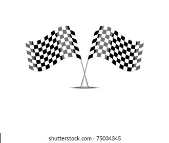 Vector race flags, 10eps