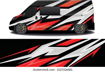 vector racing background for camper car wrap stickers and more