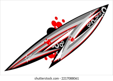 Vector racing background design with a unique pattern, a combination of lines and bright colors. and the effect of star spots and bubbles. perfect for your car wrap design