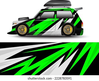 vector racing background for mini camper car wrap stickers and more