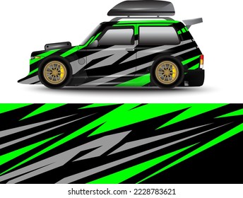 vector racing background for mini camper car wrap stickers and more