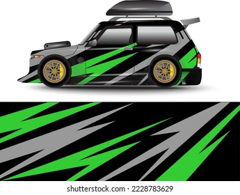 vector racing background for mini camper car wrap stickers and more