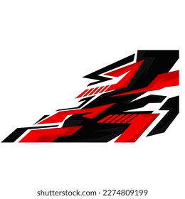 vector racing car background sticker design. vinyl livery stickers