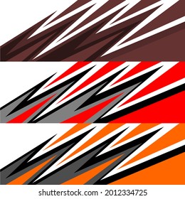 vector racing car logo with corner lines