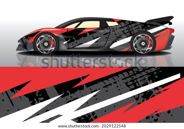 vector racing car\
sticker background\
design