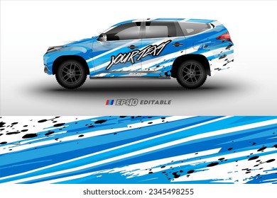 Vektorgrafik-Wrackverpackung für Vinyl-Aufkleber und Aufkleber für Unternehmen der Automobilindustrie	