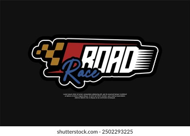 Vector Racing decal For motorcycle and cars Tshirt apparel