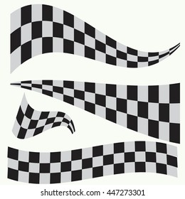 Vector of racing flag symbol or icon, racing flag logo, racing flag illustration