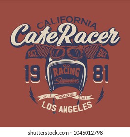 vector racing helmet illustration