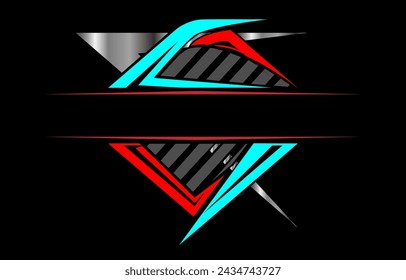 vector racing logo design image