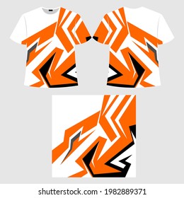 Vector racing t-shirt design t-shirt template