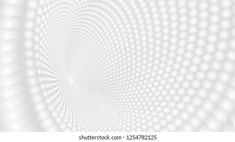 Vector radial blur special effect. Optical illusion of tunnel. Abstract background with perspective. Blurred background. Gradient effect. Abstract vector 3d effect. Illusion of halftone effect.