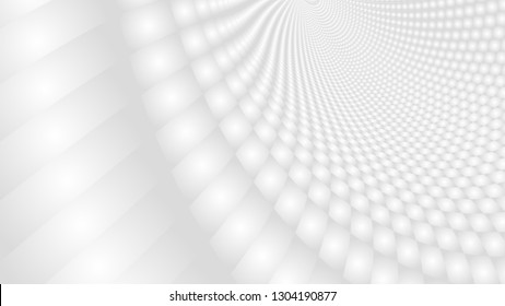 Vector radial blur special effect. Optical illusion of tunnel. Abstract background with perspective. Blurred background. Gradient effect. Abstract vector 3d effect. Illusion of halftone effect.