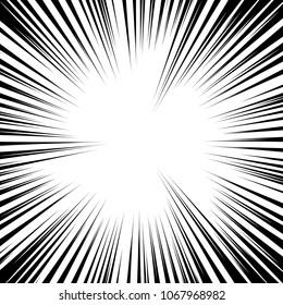 vector radial speed line burst background design