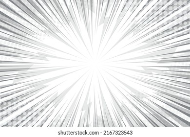 Vector Radial Speed Lines Effect Comic Background.