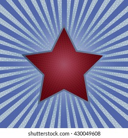 Vector radial sunburst gradient with star . Vector and illustration. Texture and backgrounds,