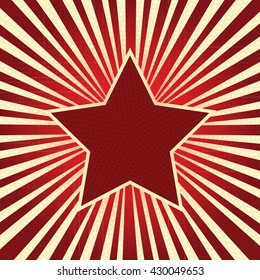 Vector radial sunburst gradient with star . Vector and illustration. Texture and backgrounds,