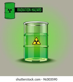 Vector radiation hazard barrel