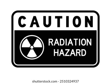 Vector Radiation Hazard Symbol Sign