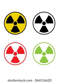 Vector Radiation Icon Set