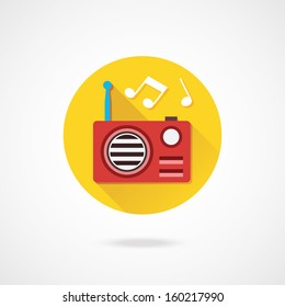 Vector Radio Icon