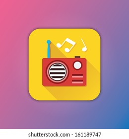 Vector Radio Icon