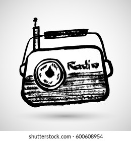 Vector radio icon