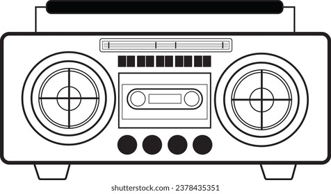 Vector radio player for graphics