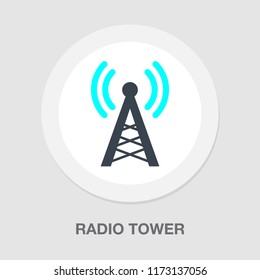 Vector Radio Tower Icon