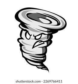 Vector of Raging Tornado Illustration