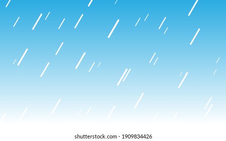 Vector rain illustration background. eps 10