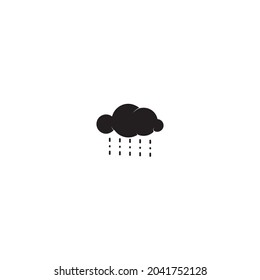 icono de ilustración de agua de lluvia vectorial