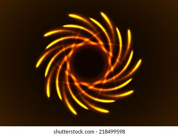 Vector rainbow abtract element