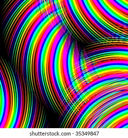 Vector rainbow background