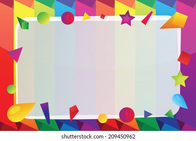 Vector rainbow background for design