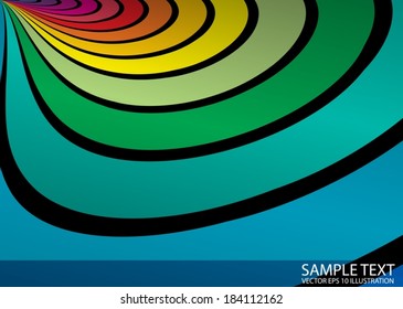 Vector rainbow background  illustration - Artistic vector rainbow colored template
