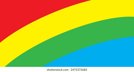 vector with rainbow color background
