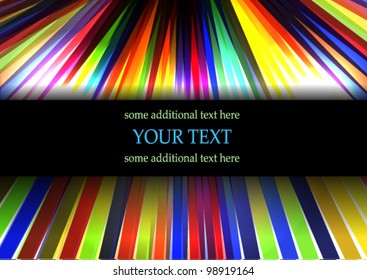 Vector rainbow color background