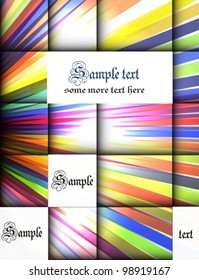 Vector rainbow color background