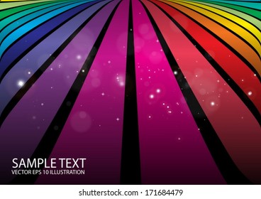Vector rainbow  colorful design  template - Abstract  rainbow background colors 