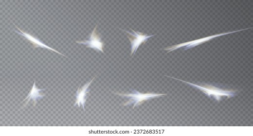 Vector rainbow crystal lights png. Light effect of a diamond explosion with glare. Blur effect with floating delicate sparkles and glass. Soaring plasma effect.	
