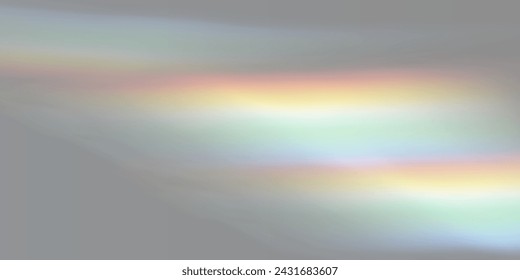 Vector rainbow crystal lights png. Light effect of a diamond explosion with glare. Blur effect with floating delicate sparkles and glass. Soaring plasma effect.