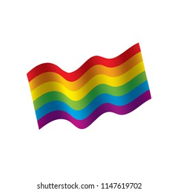 Vector Rainbow Flag Stock Vector (Royalty Free) 1147619702 | Shutterstock