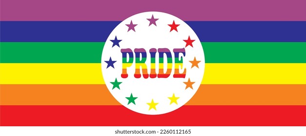 Vector rainbow flag of the LGBT community. LGBT symbol in 
rainbow colors